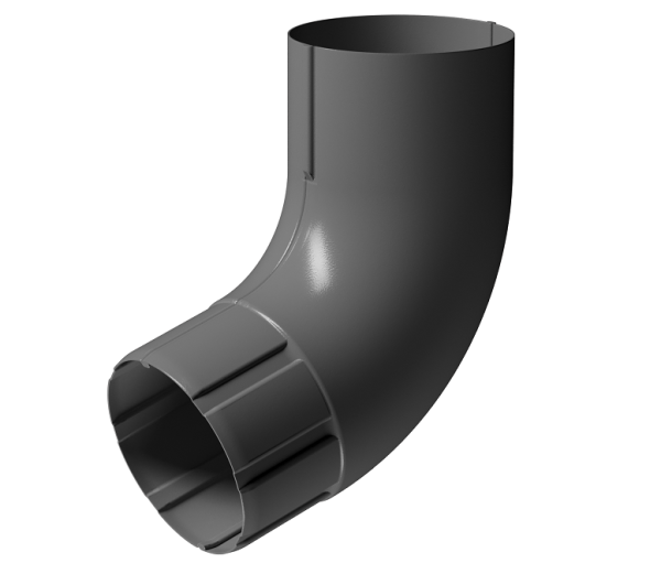 Колено 72° D90 Döcke STAL PREMIUM Графит, (RAL 7024) купить в Знаменске