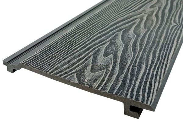 Сайдинг Darvolex 185x19x3000мм, 3D тиснение Серый купить в Знаменске