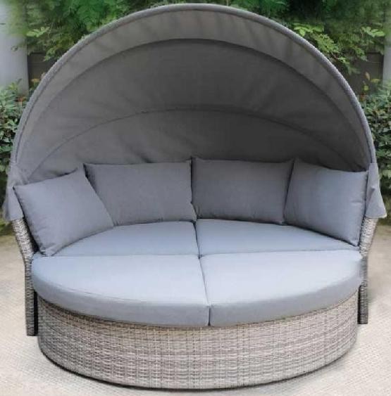 Диван-Трансформер AFINA плетеный из иск. ротанга AFM-325G Grey купить в Знаменске
