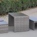 Диван-Трансформер AFINA плетеный из иск. ротанга S330G-W78 Grey купить в Знаменске