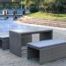 Диван-Трансформер AFINA плетеный из иск. ротанга S330G-W78 Grey купить в Знаменске