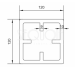 Столб SEQUOIA Evolution 3D WOOD GRAY купить в Знаменске