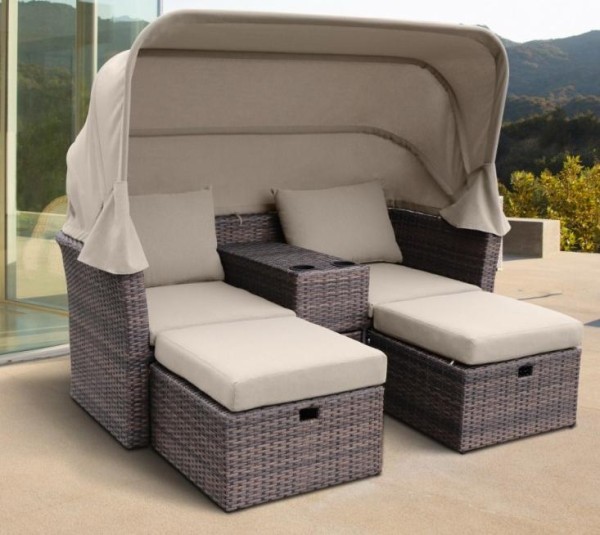 Комплект мебели AFINA плетеной из иск. ротанга AFM-330B Brown купить в Знаменске