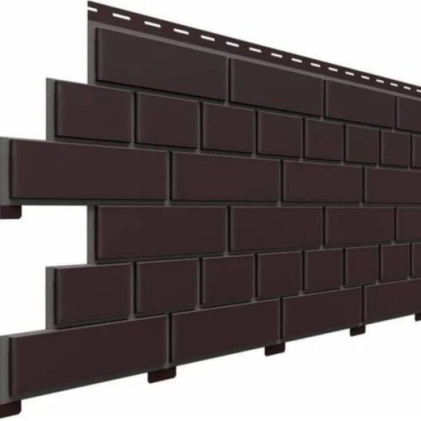 Фасадная панель Доломит Кирпич, Коричневый купить в Знаменске