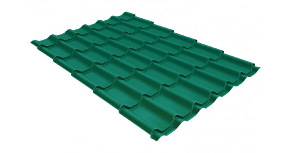 Металлочерепица классик 0,5 Satin RAL 5021 купить в Знаменске