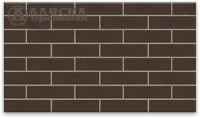 Фасадные Термопанели Аляска Amsterdam brown. 33