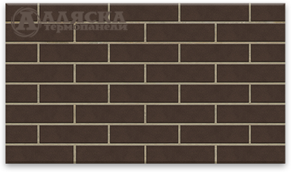 Фасадные Термопанели Аляска Amsterdam brown. 33 купить в Знаменске