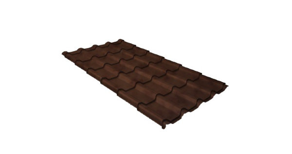 Металлочерепица камея 0,45 Safari Twincolor Brown купить в Знаменске