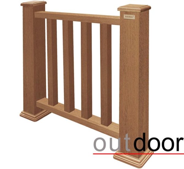 Ограждение из ДПК Outdoor Классик 3D STORM дуб купить в Знаменске