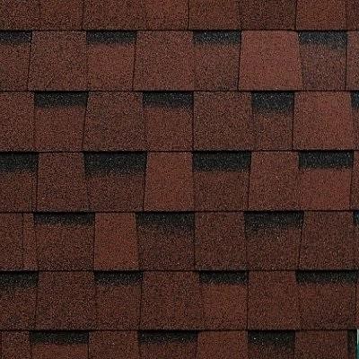 Двухслойная ламинированная черепица Shinglas, серия Фазенда – Красный купить в Знаменске