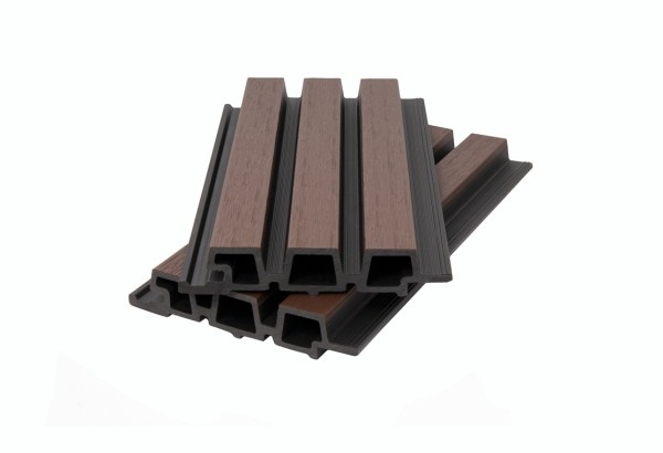 Фасадная панель брусковая двухцветная co-extrusion, chocolate mix купить в Знаменске