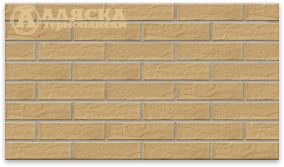 Фасадные Термопанели Аляска Sand Rustik. 04