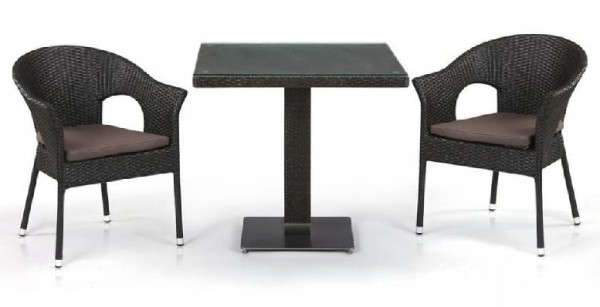Комплект плетеной мебели AFINA из иск. ротанга T605SWT/Y79A-W53 Brown 2Pcs купить в Знаменске