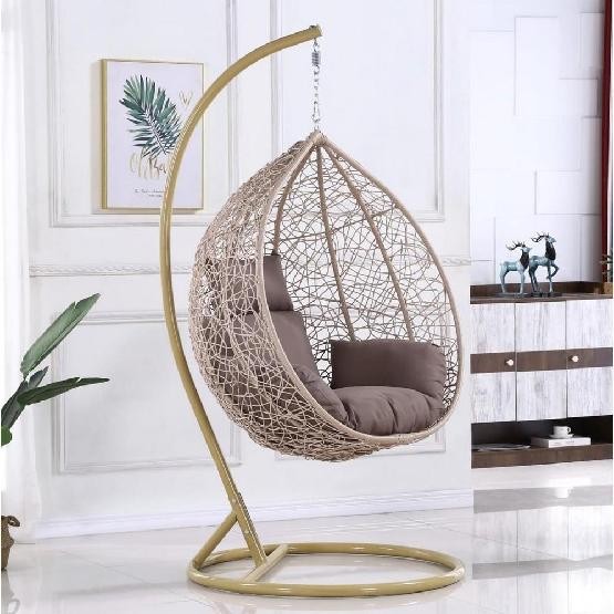 Кресло Подвесное из искусственного ротанга AFM-169A-LB Beige купить в Знаменске
