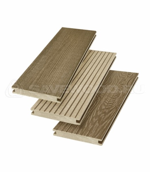 Террасная доска SW Fraxinus (R) полнотелая «SaveWood» Тик купить в Знаменске