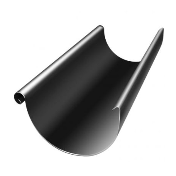 Водосток Grand Line 125x90 – Желоб 3м RAL 9005 купить в Знаменске