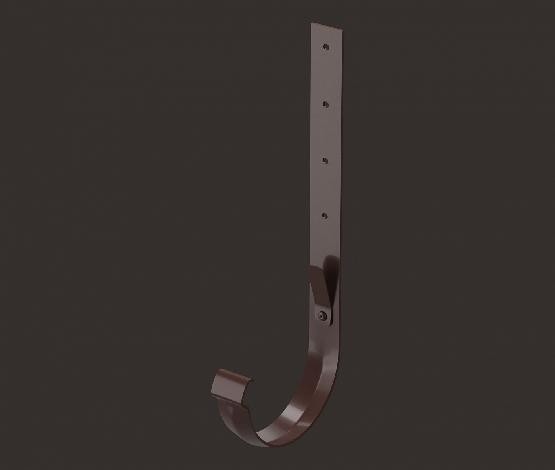 Металлический кронштейн желоба Docke Lux - Шоколад купить в Знаменске