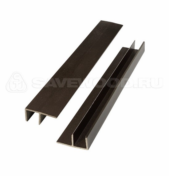 F-профиль ДПК Savewood – Тёмно-коричневый купить в Знаменске