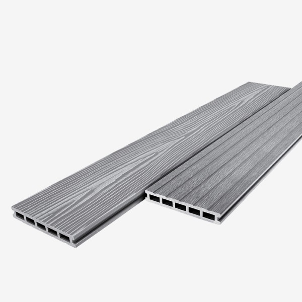 Террасная доска из ДПК RusDecking Unodeck Mogano - Серый купить в Знаменске