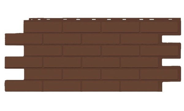 Фасадная панель T-Siding Кирпич Модерн Эко Браун купить в Знаменске