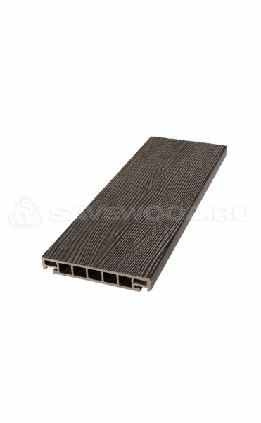 Террасная доска из ДПК SW Salix (S) (R) темно-коричневый купить в Знаменске